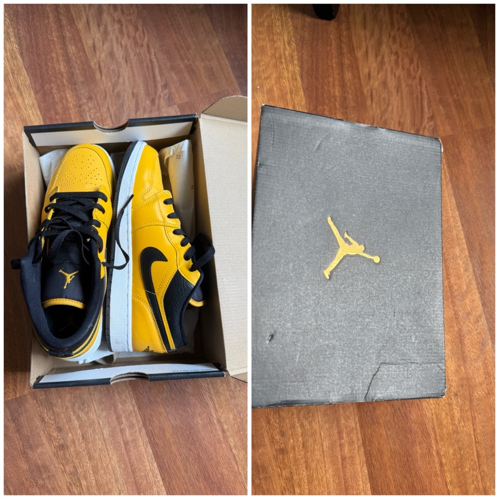 Jordan Women's Sneakers Yellow and Black